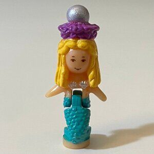 Bluebird Vintage Polly Pocket 1994 Pretty Pearl Surprise Ring Mermaid Doll